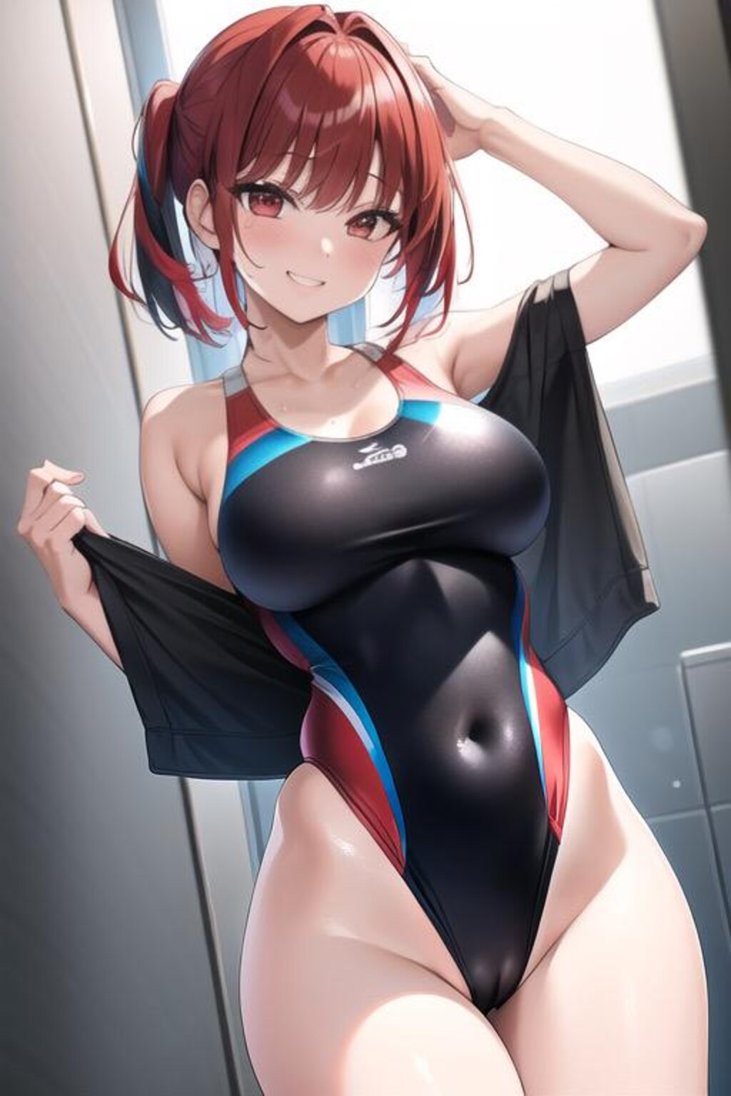 競泳水着美女2