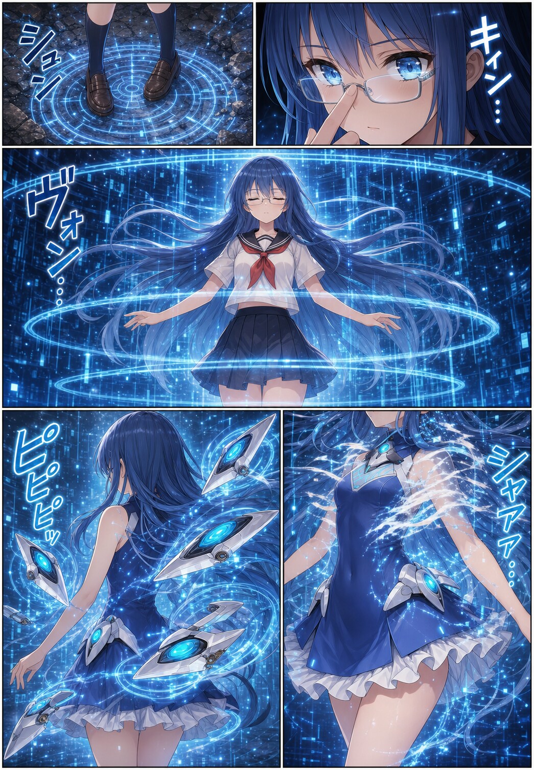 魔法少女の変身シーン | の人気AIイラスト・グラビア