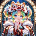 12枚）獅子舞ガール 8枚目