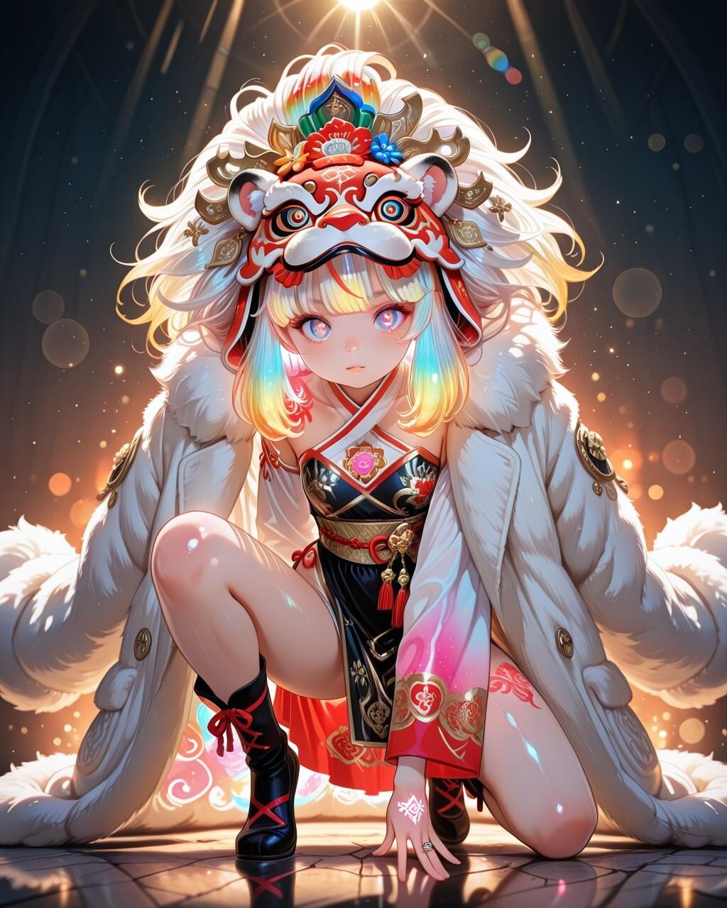 12枚）獅子舞ガール