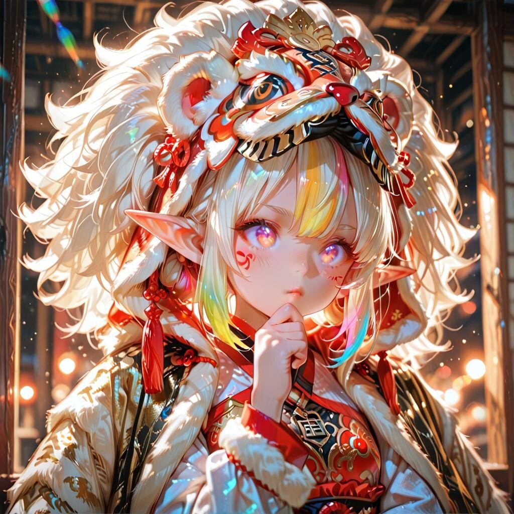 12枚）獅子舞ガール