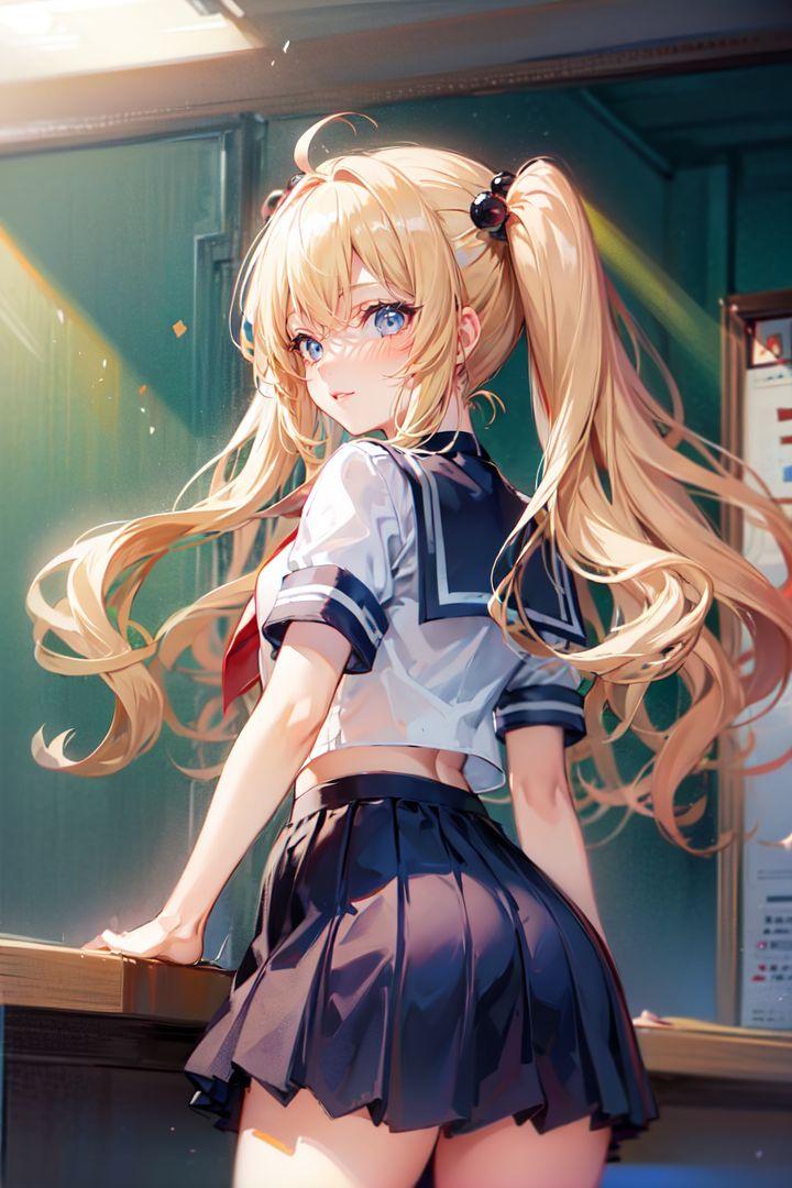 金髪ギャルJK