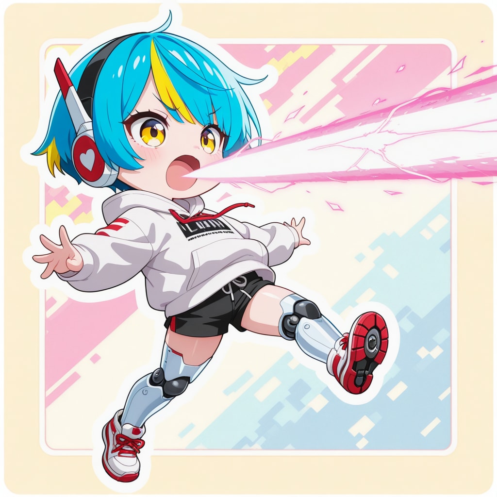 口からビーム❗