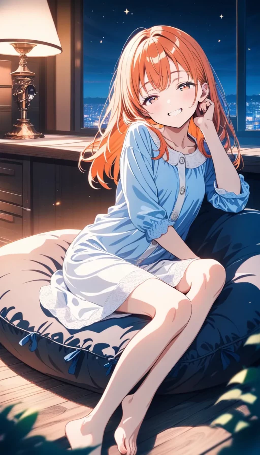 『三人娘＋αのお泊り会』カイリ、モトコ、タチアナ、モモカ（お姉ちゃん）