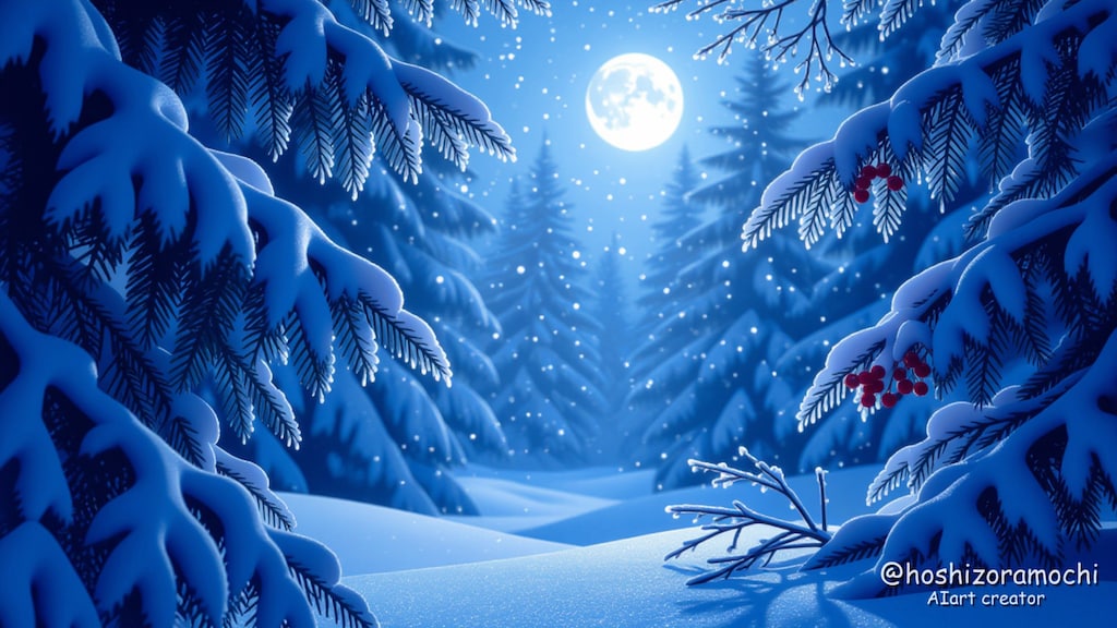 ミッドナイトブルーの魔法 🌙