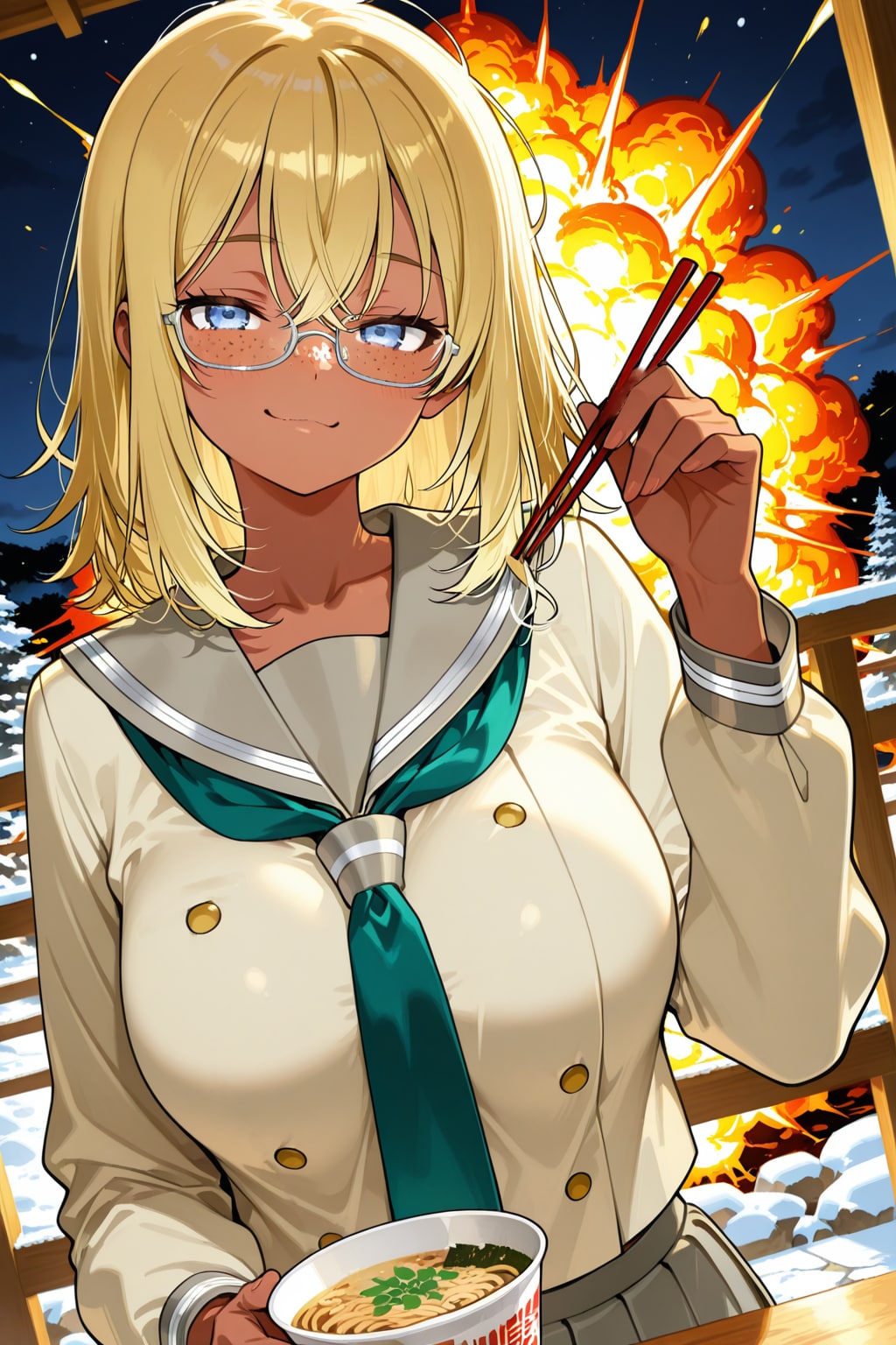 温泉は爆発だ！💥　　　　　　　　　　　　　　　　　　　　🐻 ニジャール・Ｓ・トルーマン 🐻 ２ | の人気AIイラスト・グラビア