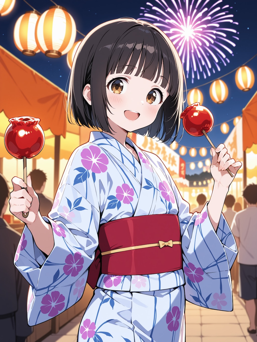 リンゴ飴食べる？
