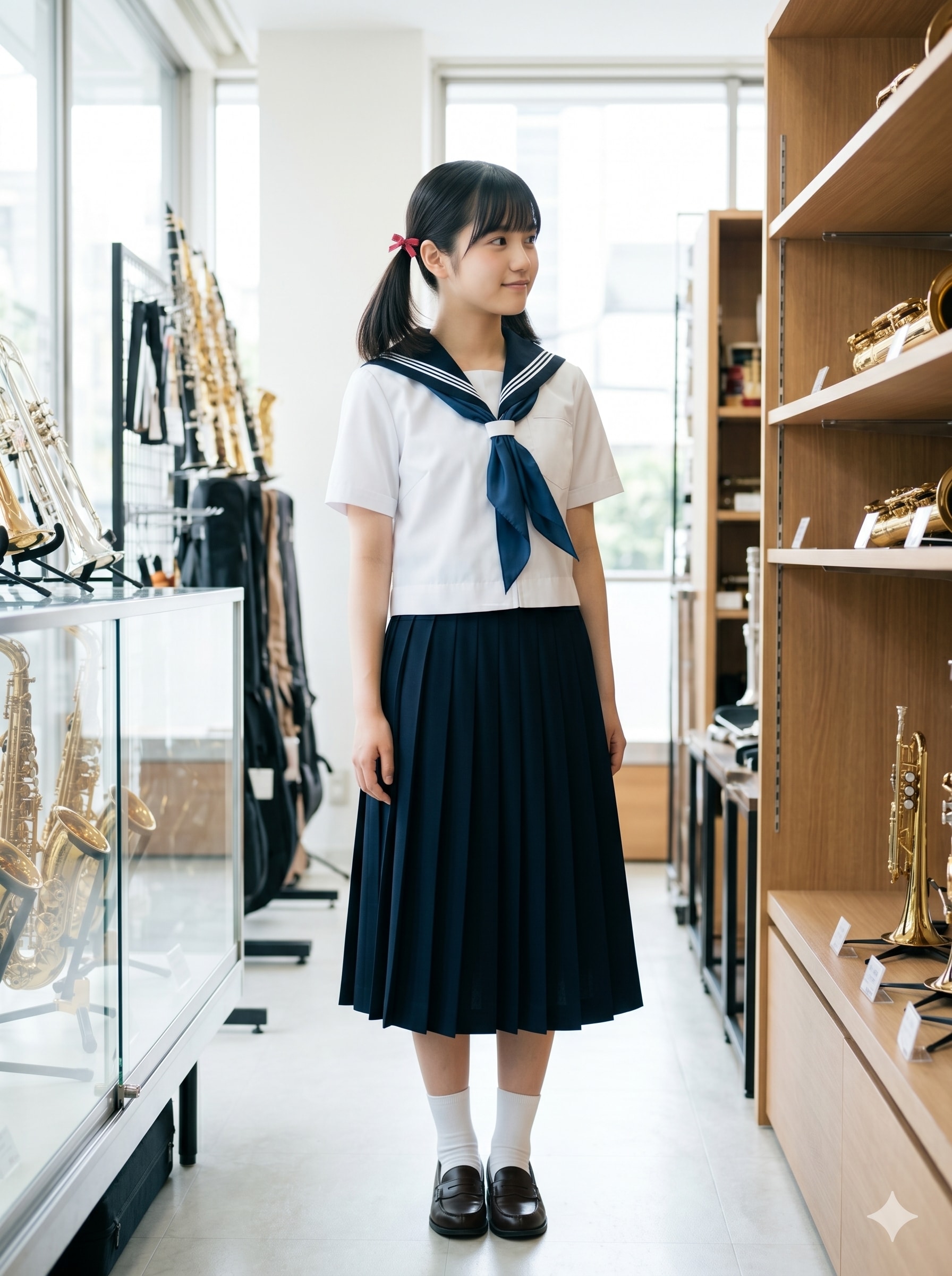 普通の美少女　中古楽器店・アルトサックス