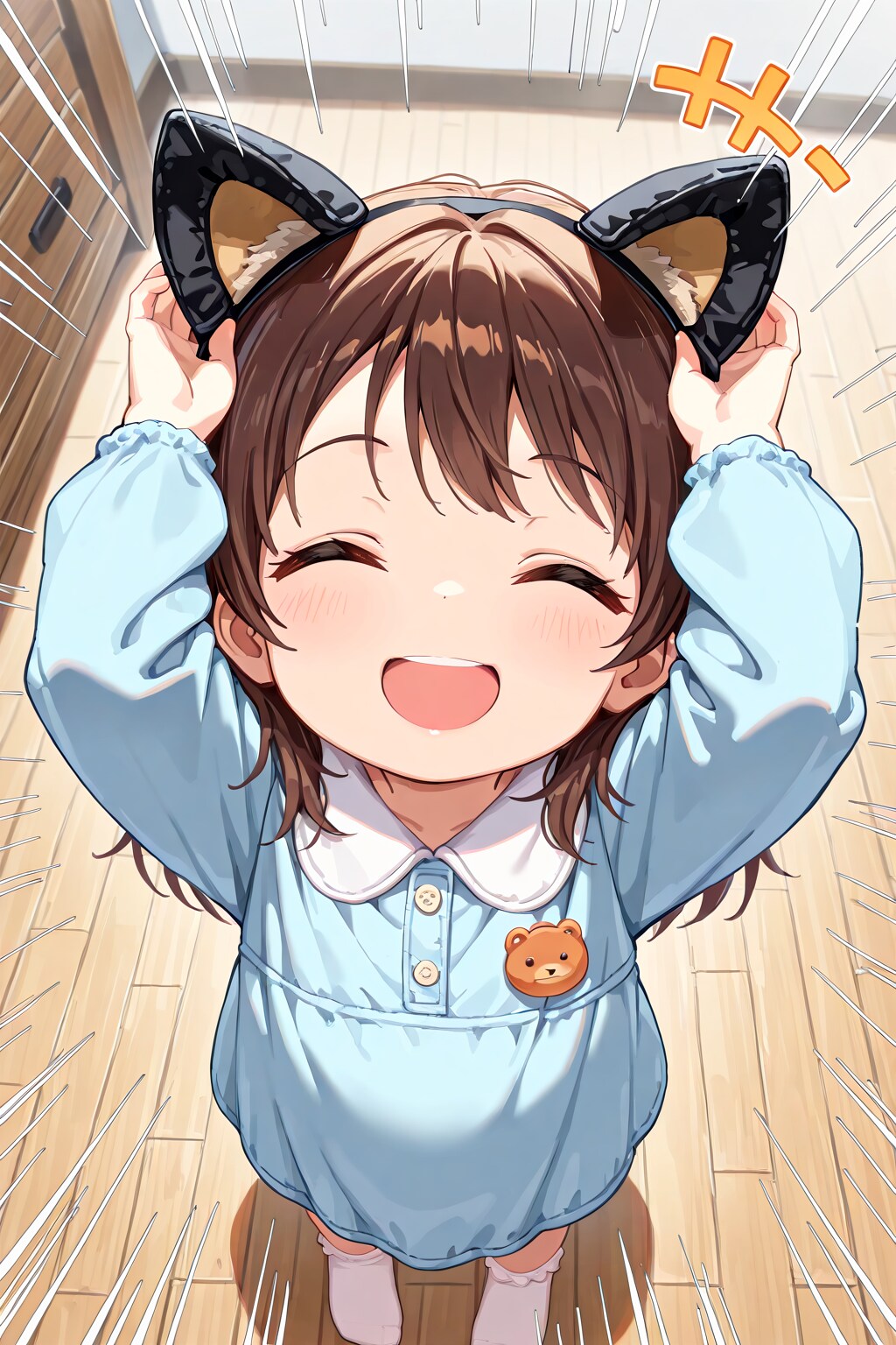 ケモミミカチューシャのせてみた