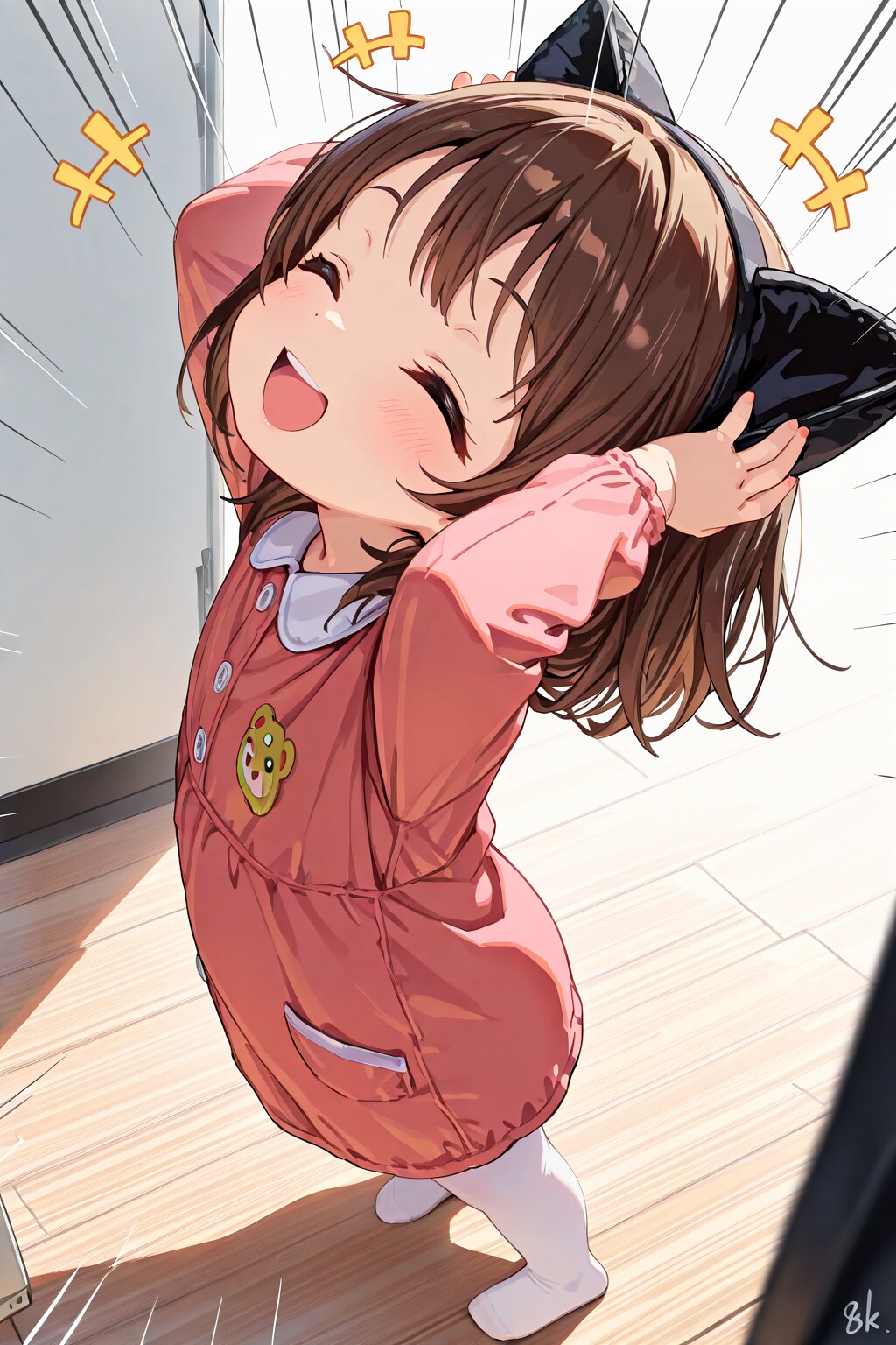 ケモミミカチューシャのせてみた