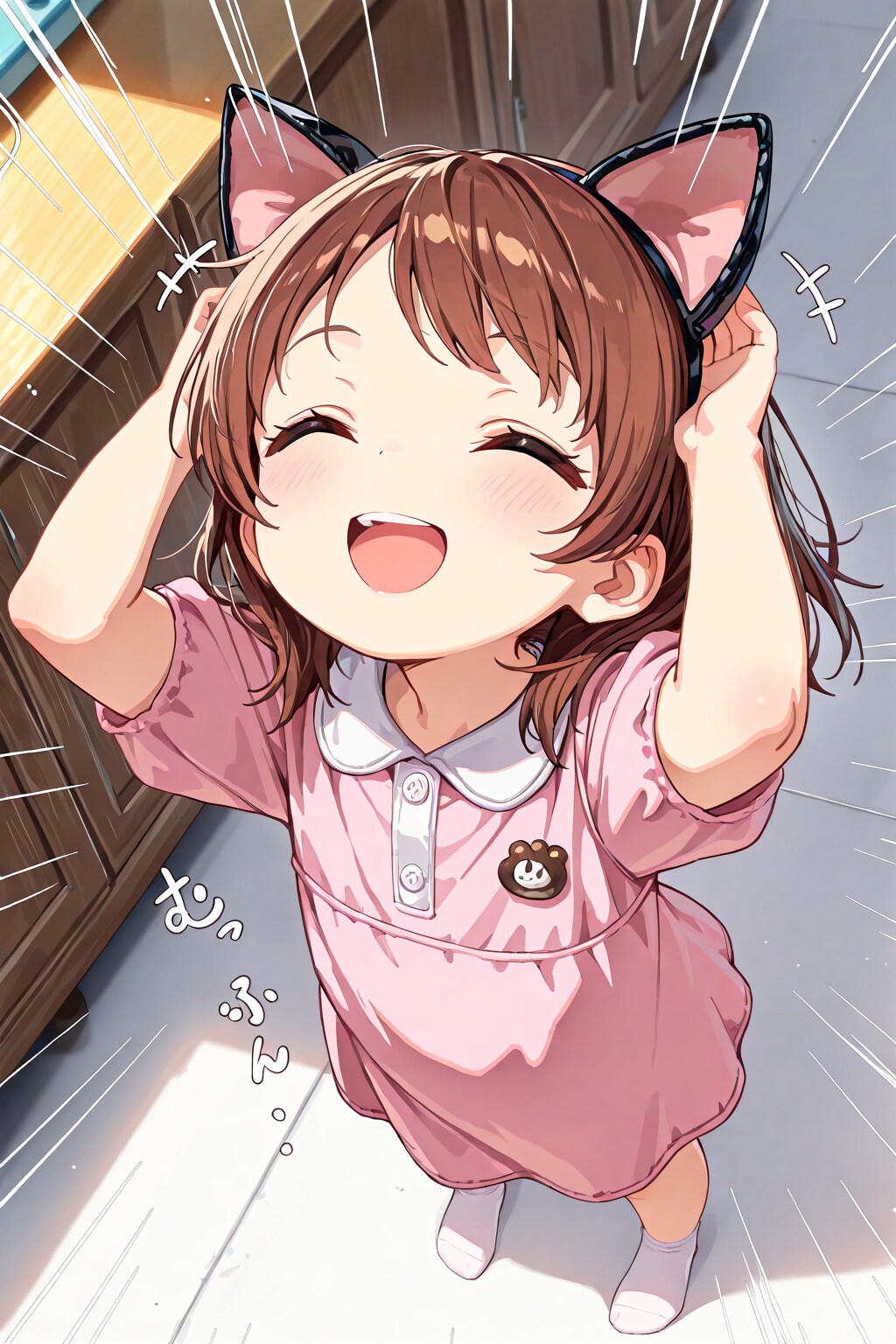 ケモミミカチューシャのせてみた