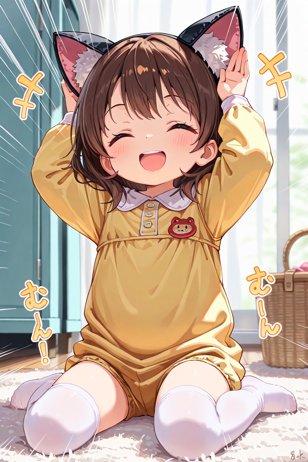 ケモミミカチューシャのせてみた