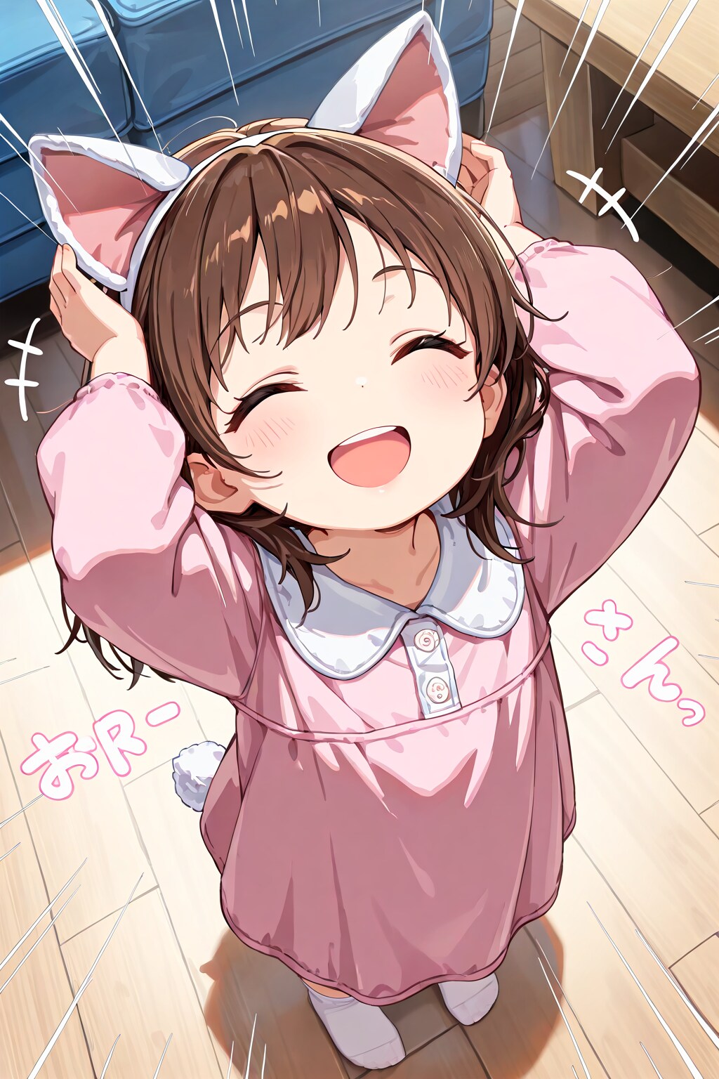 ケモミミカチューシャのせてみた