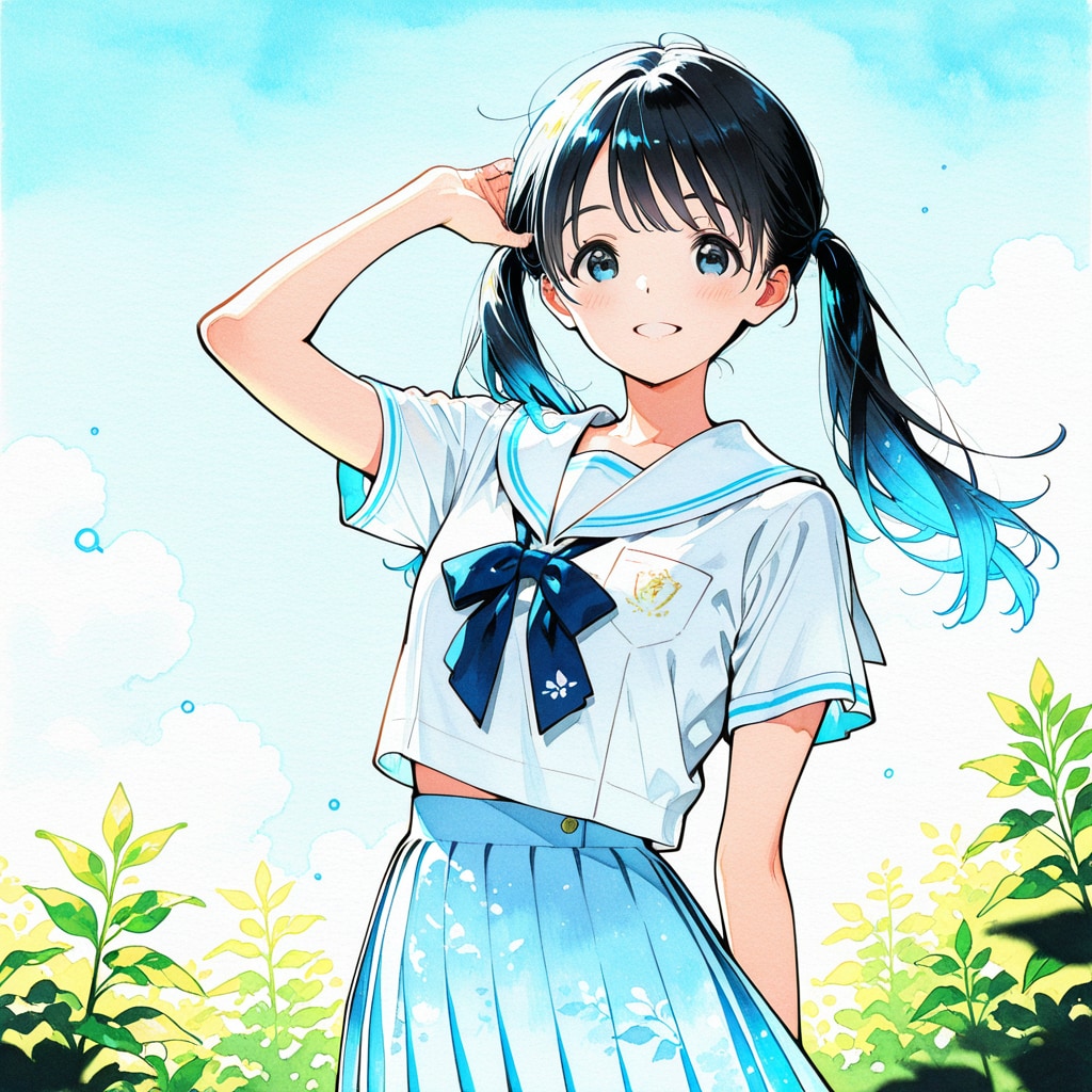 新緑の少女