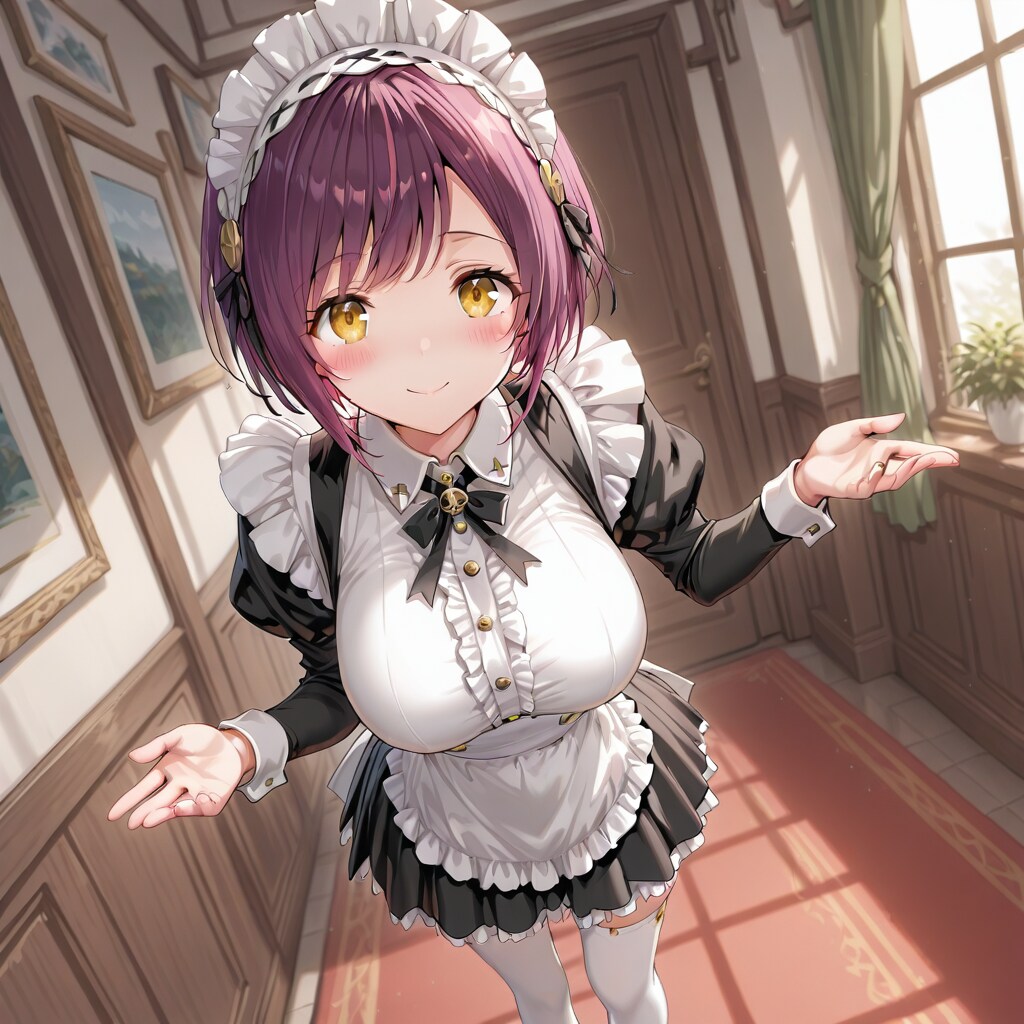 こんにちは（挨拶メイドの芽衣ちゃん）