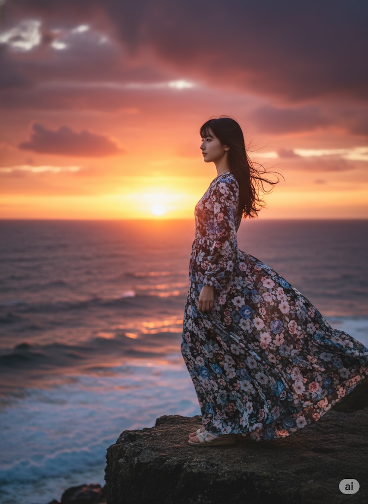 夕映え | の人気AIイラスト・グラビア