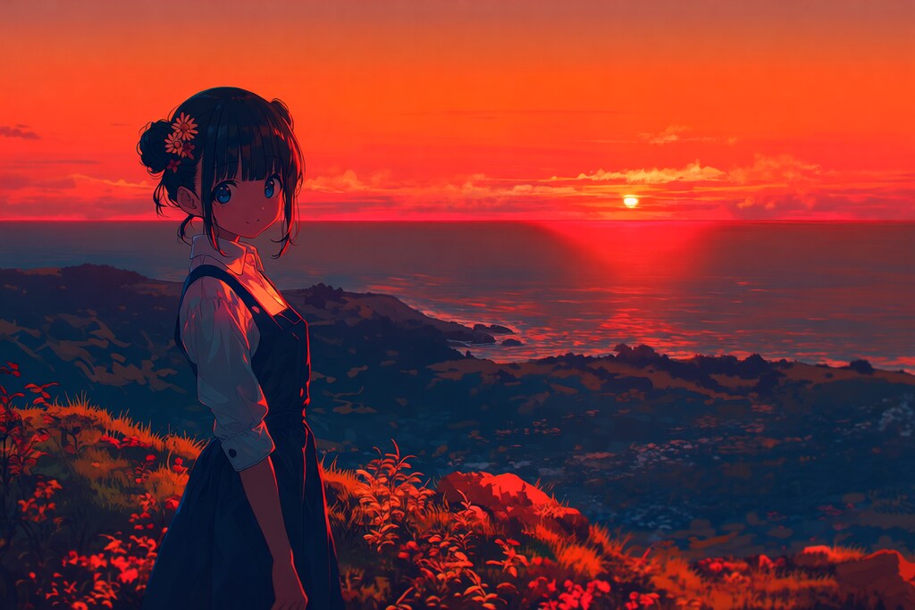 夕暮れのおだんごちゃん🍡✨107