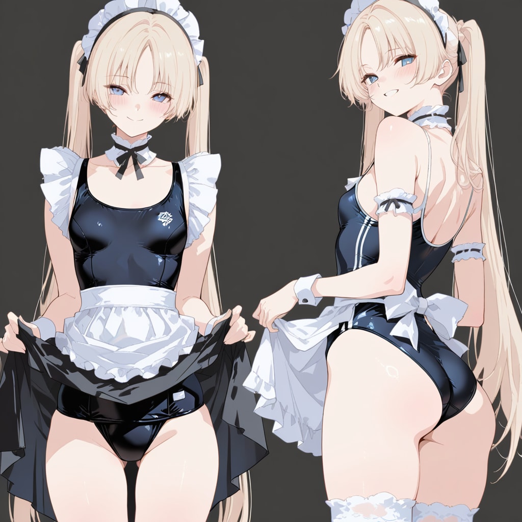 APRICOTでスク水メイド　姫乃樹マチルダ