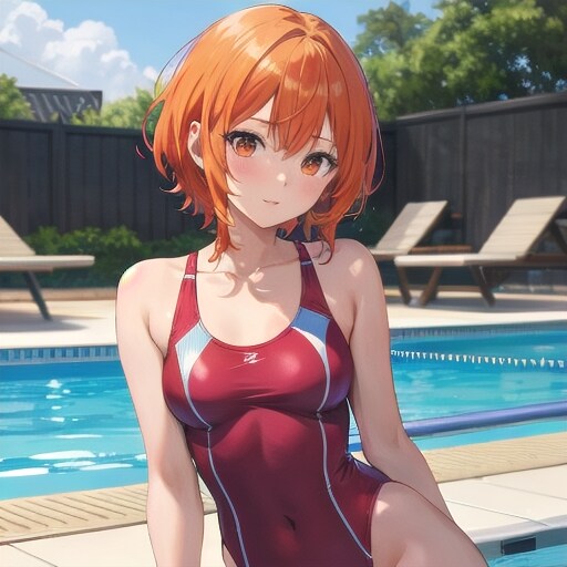 プールサイドの君7