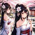 浴衣（オフショルダー） 3枚目