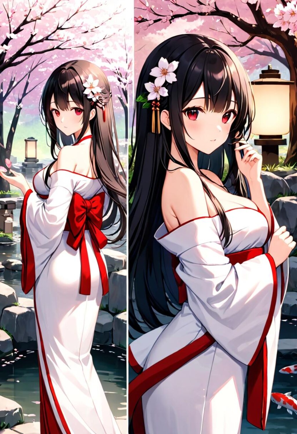浴衣（オフショルダー）