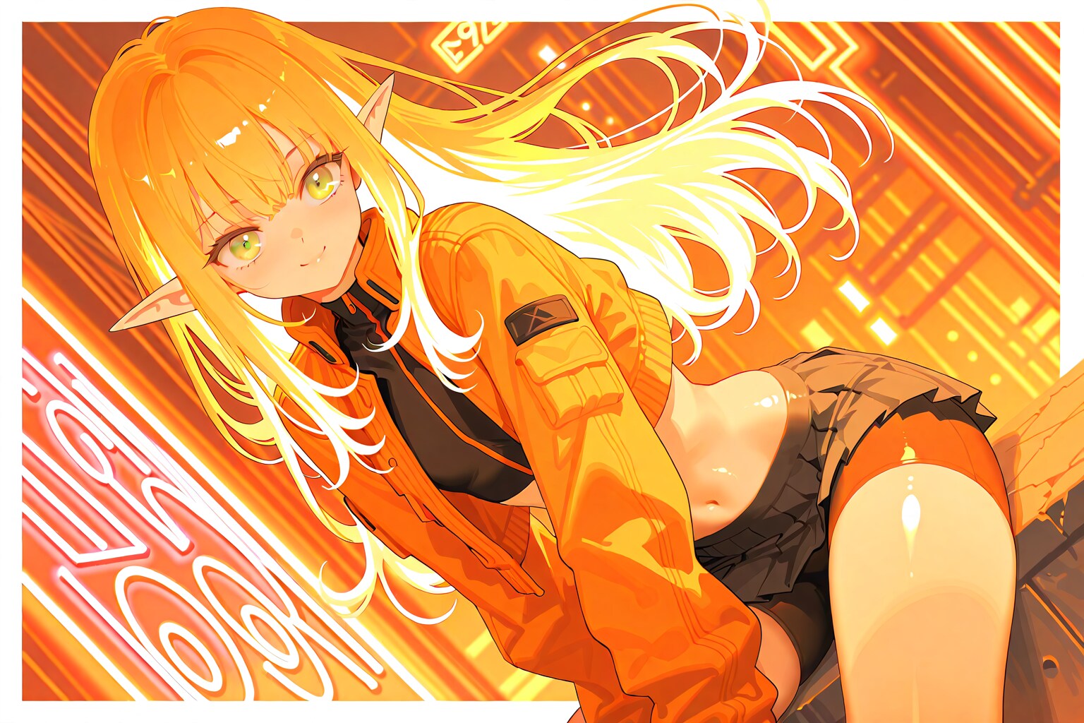 エルフの女の子