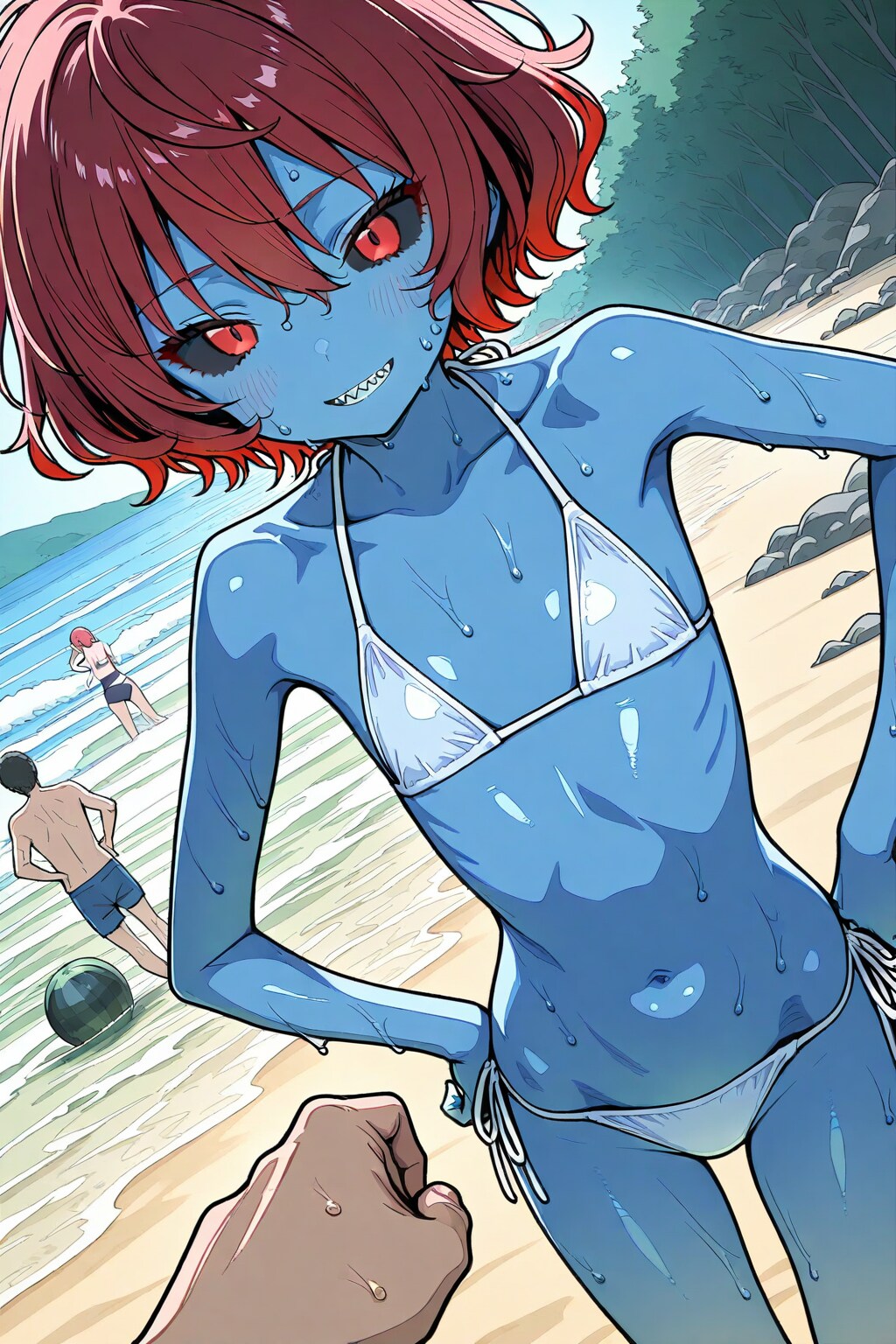 青肌女サマー化ケーション