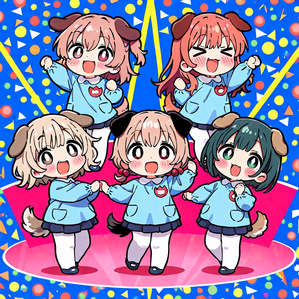 いぬみみようちえんのおゆうぎたいむ！