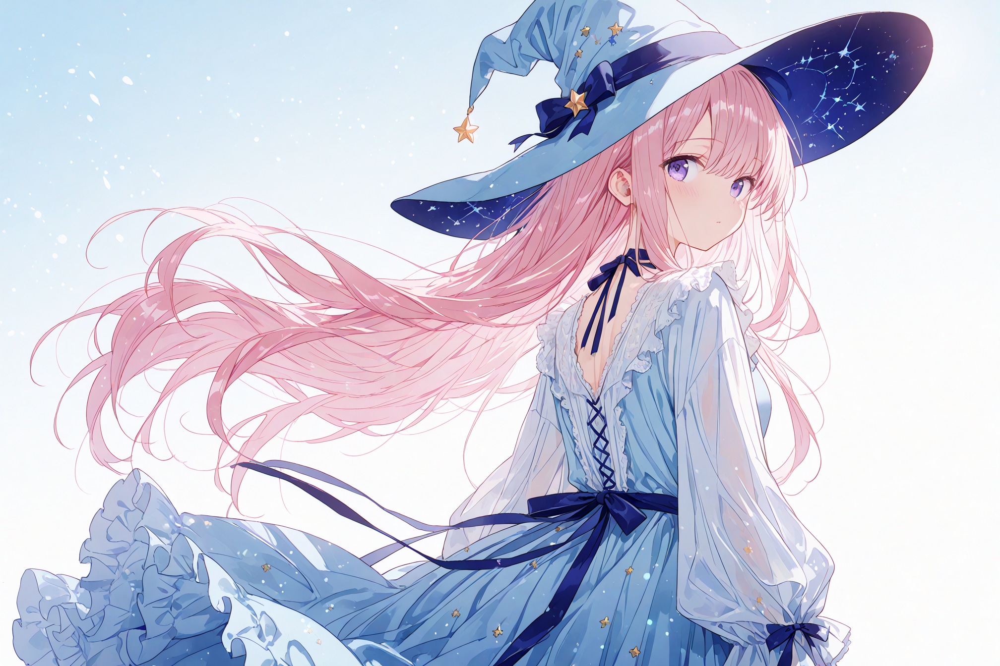 天桜の魔女、振り返る | の人気AIイラスト・グラビア