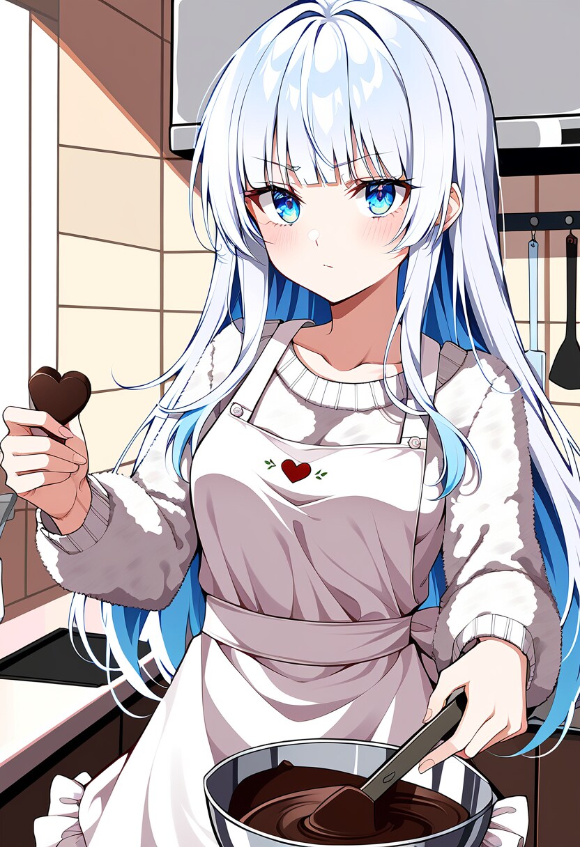 バレンタインに向けて試作中 | の人気AIイラスト・グラビア