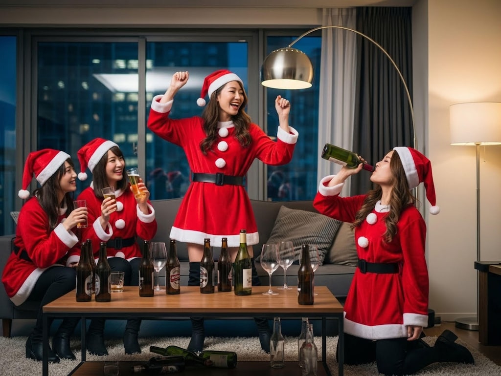 打ち上げは宅呑みに移行したが、死屍累々になり朝を迎えた…。