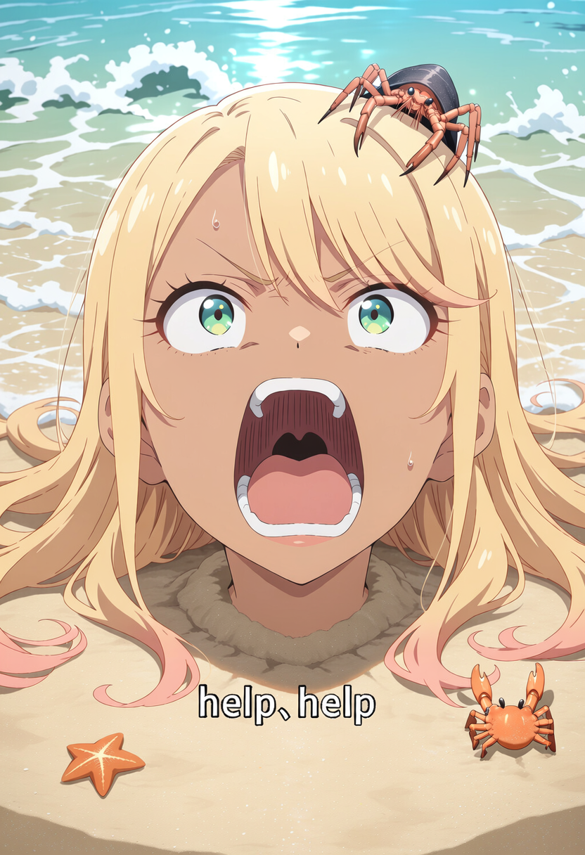ギャル危機一髪 | の人気AIイラスト・グラビア