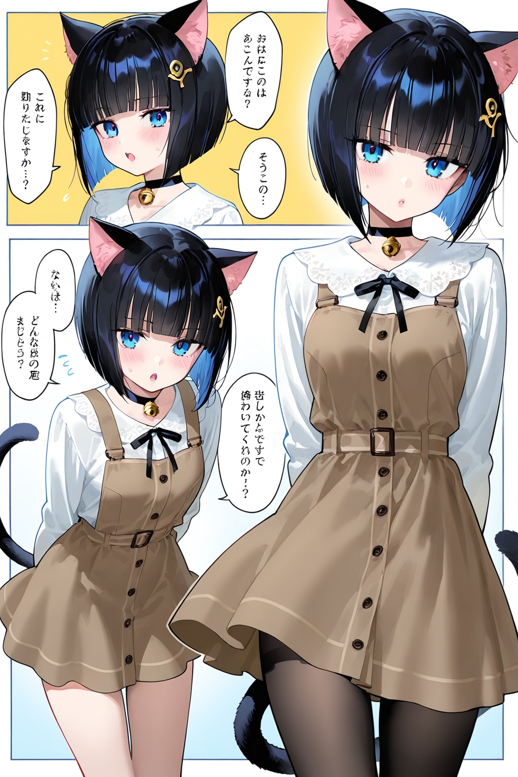 うちの子を漫画っぽく描いてもらった