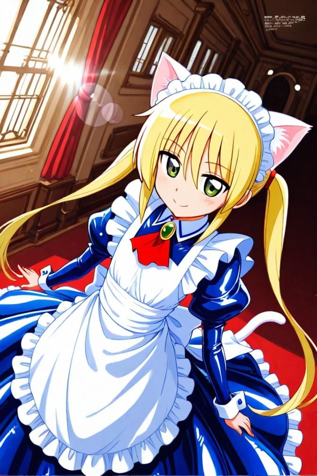 ハヤテのごとく　三千院ナギ　メイド服3