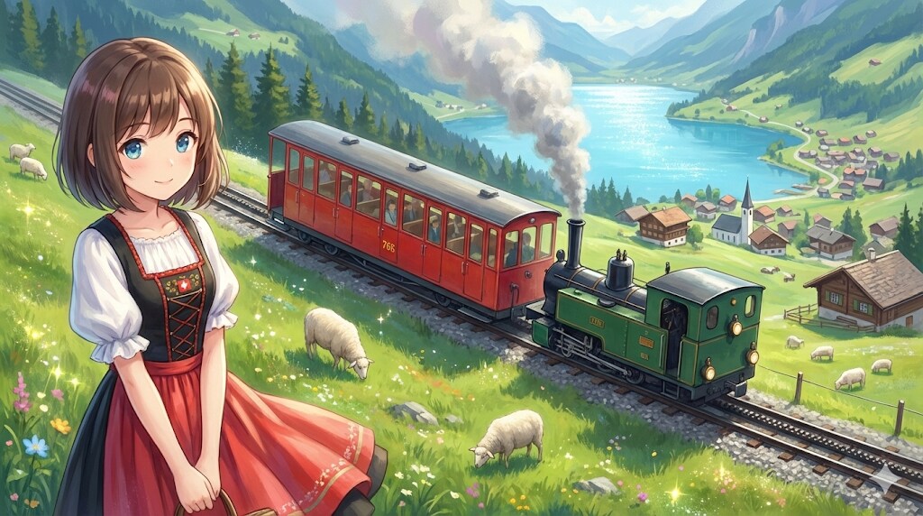 アルプス登山鉄道へようこそ