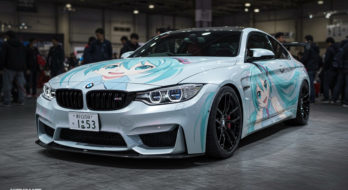 初音ミク痛車BMW | の人気AIイラスト・グラビア
