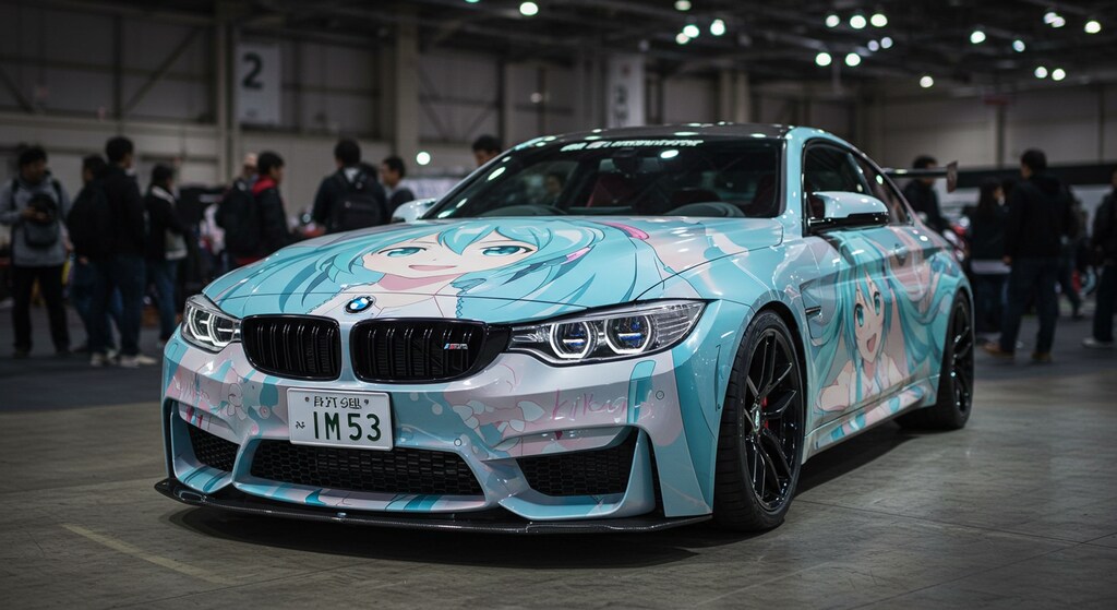 初音ミク痛車BMW