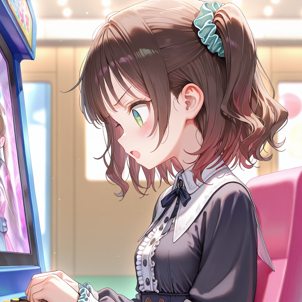 格ゲー中の白神ホカ