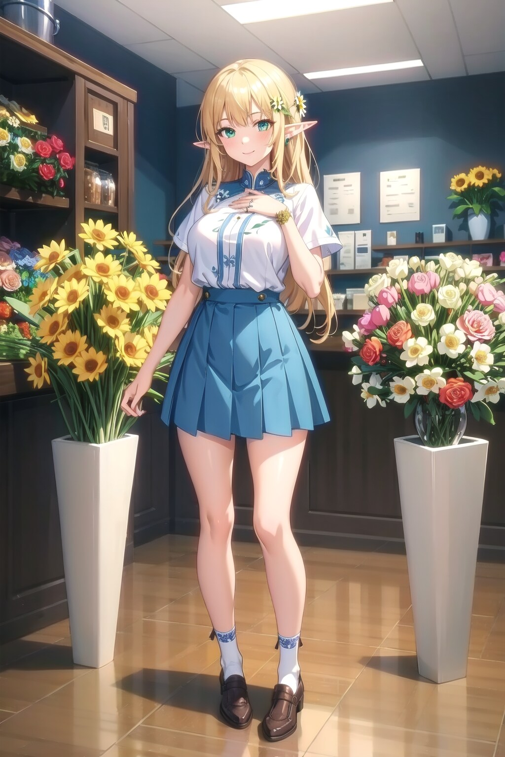 経営しているお花屋さんで