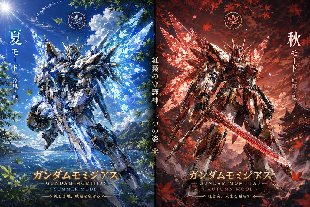 四季折々のガンダムモミジアス