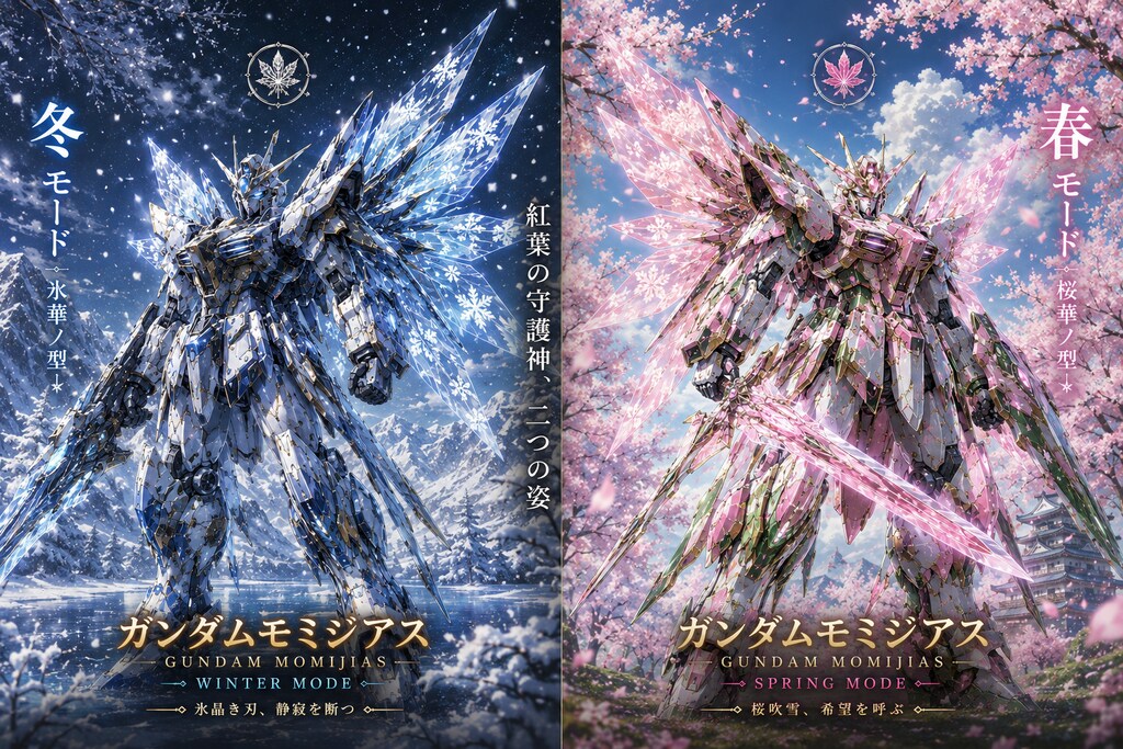 四季折々のガンダムモミジアス