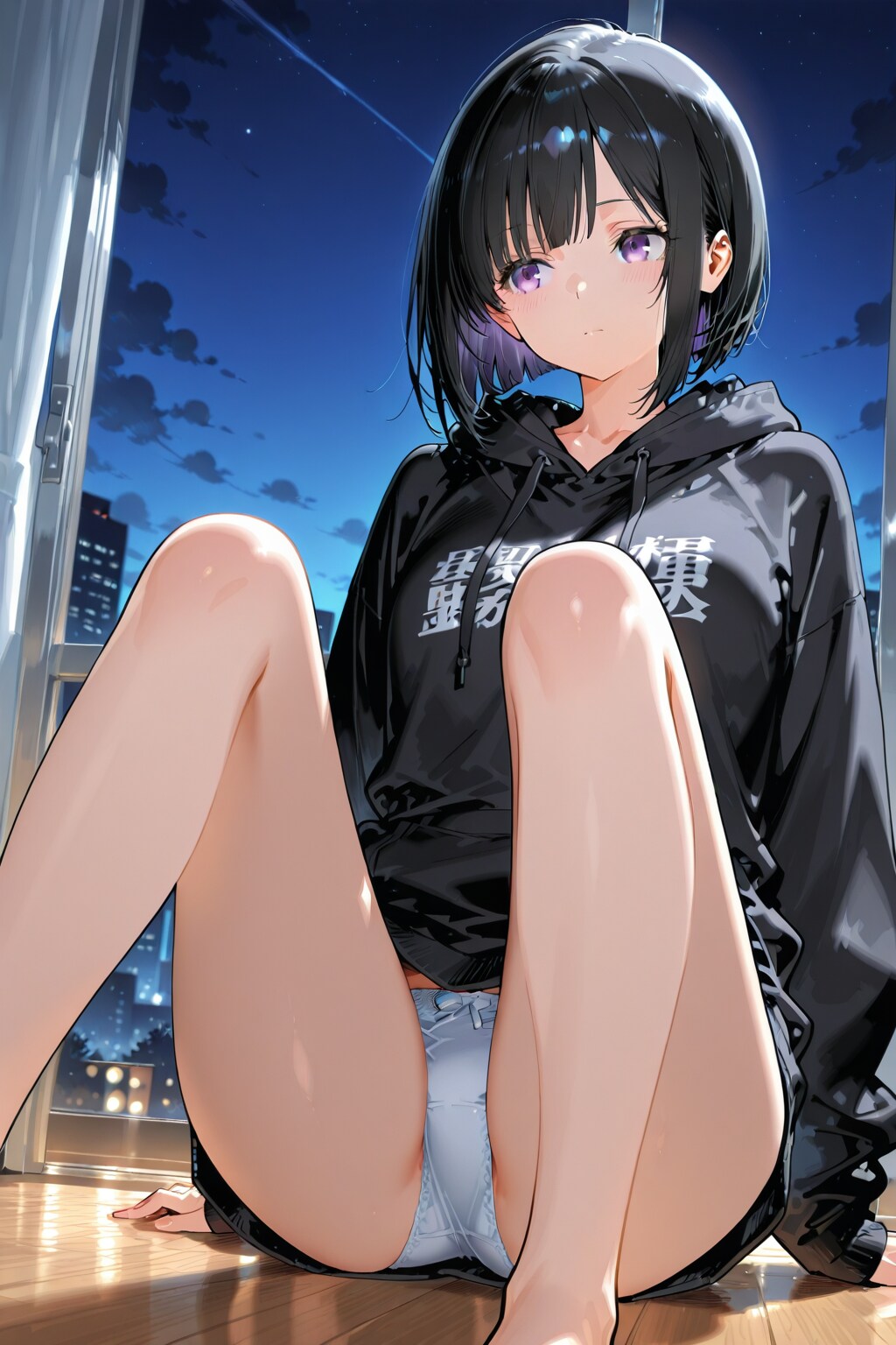 部屋でくつろぐ女の子