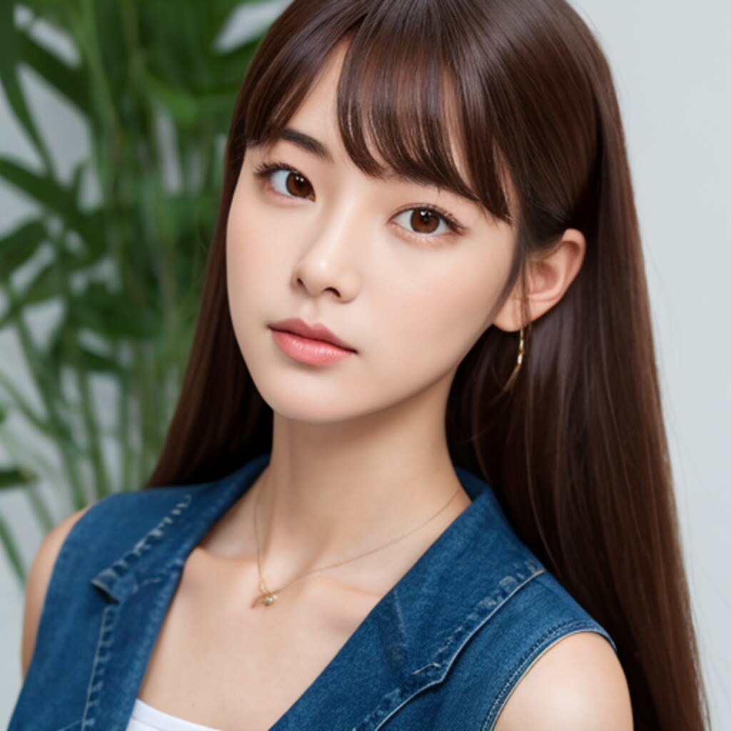 ロングヘアの女性