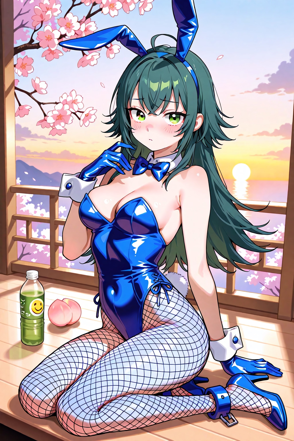 バニーガール衣装の手毬(ちちぷい版)