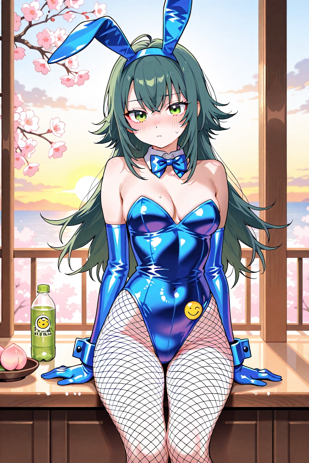 バニーガール衣装の手毬(ちちぷい版)