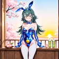 バニーガール衣装の手毬(ちちぷい版) 4枚目