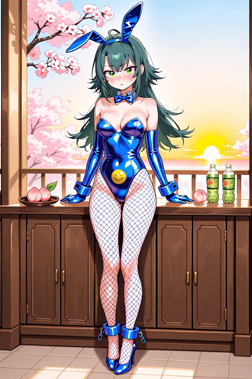 バニーガール衣装の手毬(ちちぷい版)