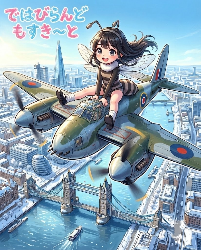 木で出来てるスゴイ奴！デ・ハビランド モスキート | の人気AIイラスト・グラビア