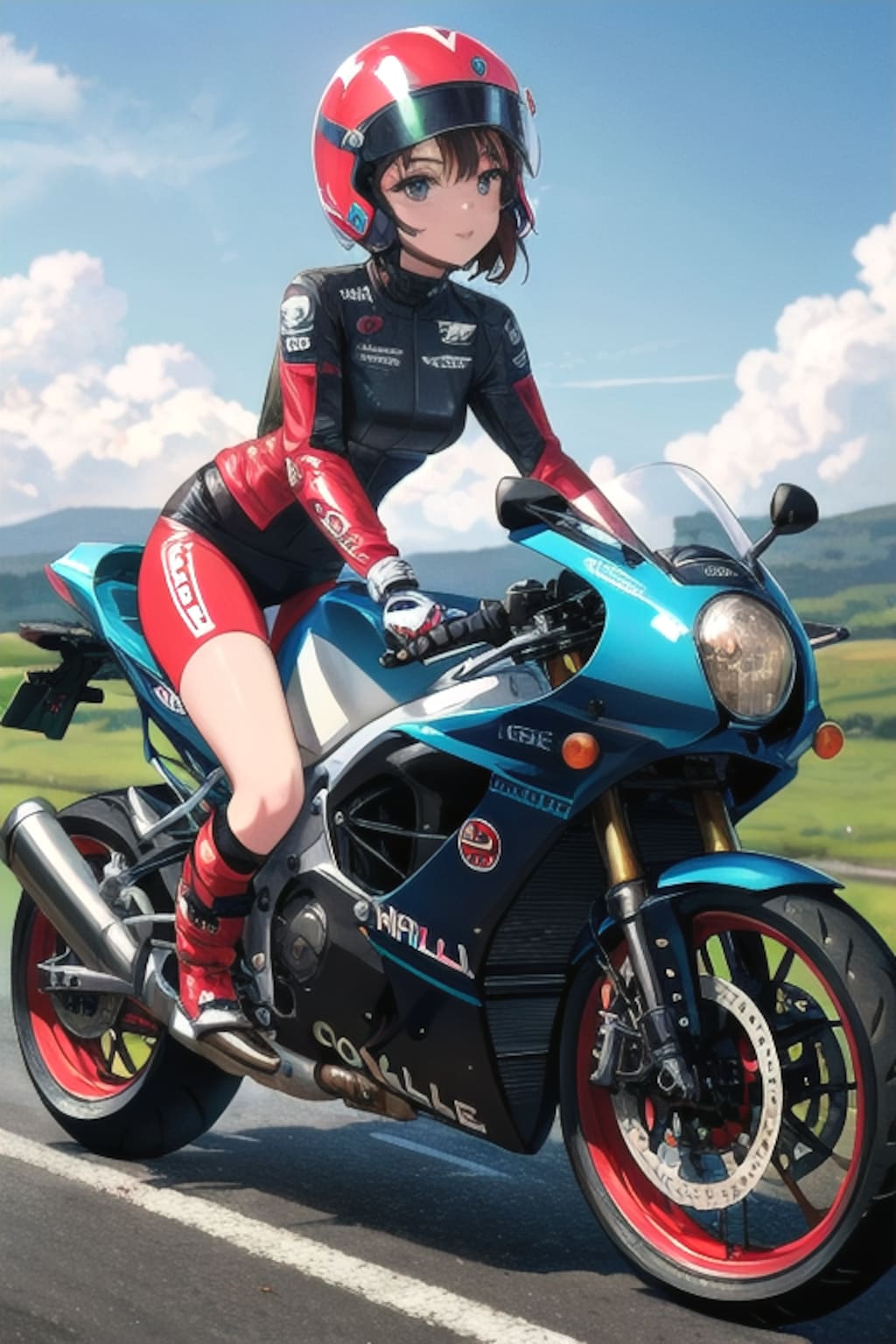 バイク好き彼女