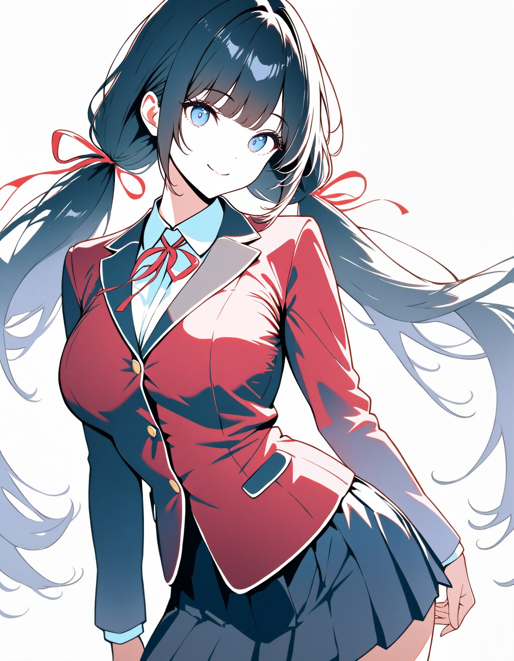 黒髪ツインテ姉さんXL